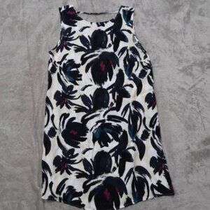 Tom Tailor Dress Womens 12 Black Tunic Sleeveless Artsy Retro Summer Casual